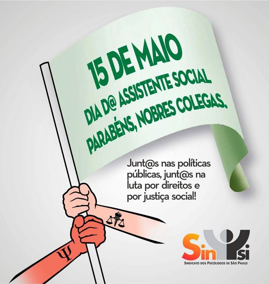 Homenagem do Sindicato dos Psicólogos de São Paulo e CUT São Paulo aos Assistentes Sociais