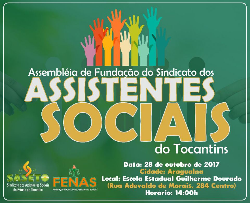 Assembleia de Fundação do Sindicato dos Assistentes Sociais do Tocantins